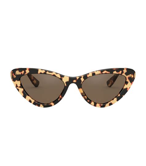 brown miu miu sunglasses|Miu Miu sunglasses cat eye.